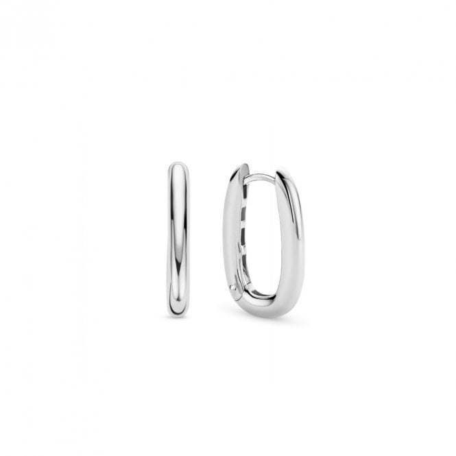 Ti Sento Medium Oval Hoop Earrings 7901SI