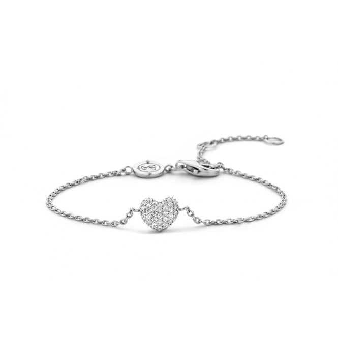 Ti Sento Pave Heart Bracelet 2885ZI