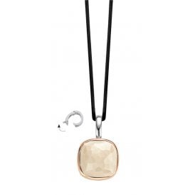 RGP Square Beige Stone Pendant 6712NU