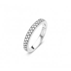 Silver Channelled Band Ring 1414SD/54