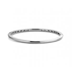 Silver Oval Bangle 2889SI