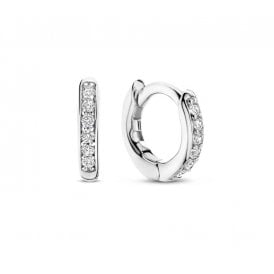 Silver & WCZ Huggies (S) 7954ZI