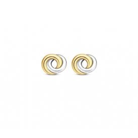YGP & Silver Circle Studs 7784SY