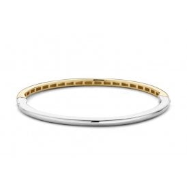 YGP & Silver Oval Bangle 2889SY