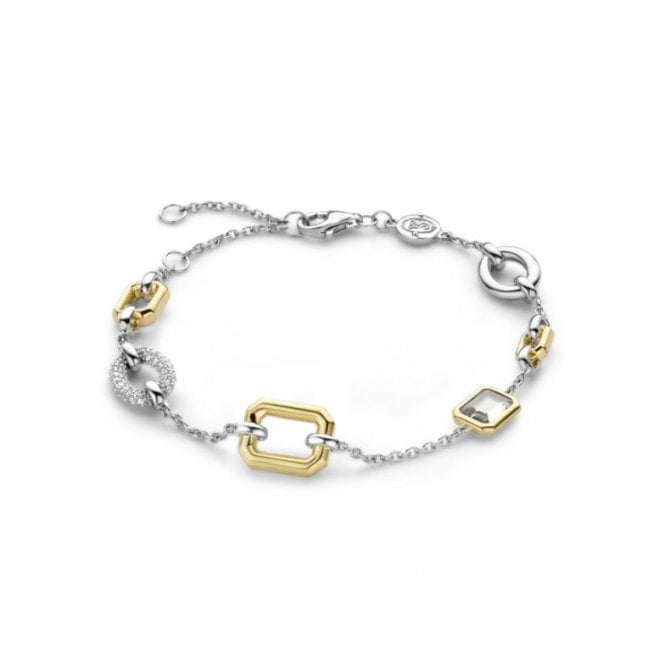 Ti Sento YGP & WCZ Chain Bracelet 23022ZY