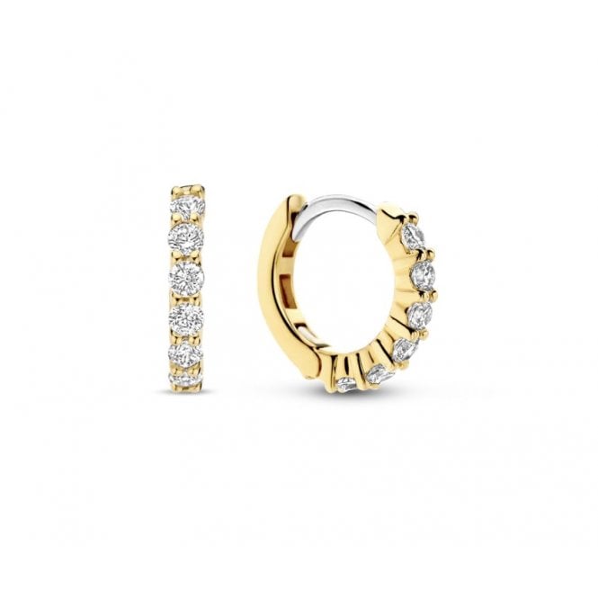 Ti Sento YGP WCZ Huggie Hoops 7956ZY