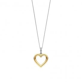 Open Heart Pendant on Chain 6858ZY YG