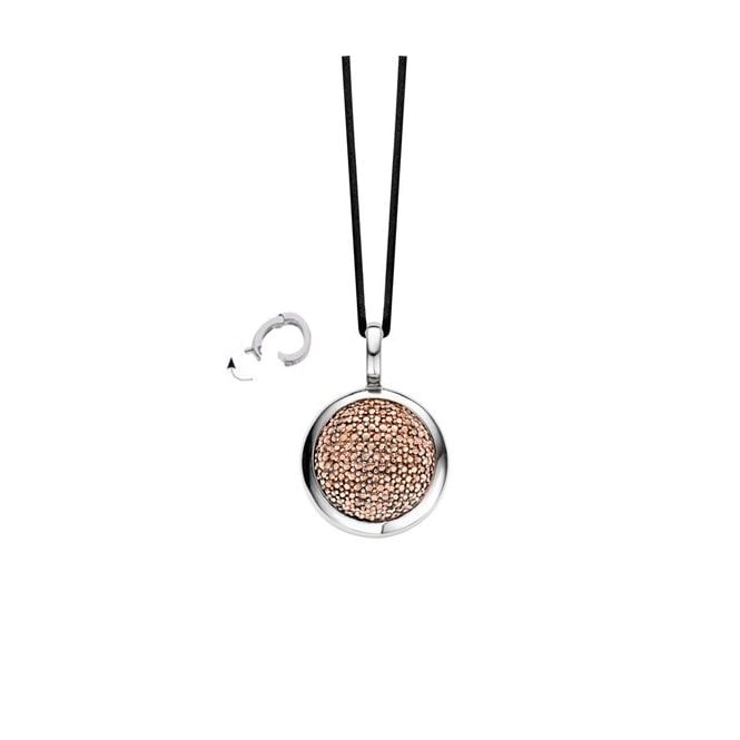 Ti Sento SILVER & RGP ROUND PENDANT 6705RD