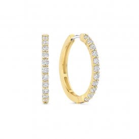 Tennis Hoops Large Earrings 78077ZY YGP