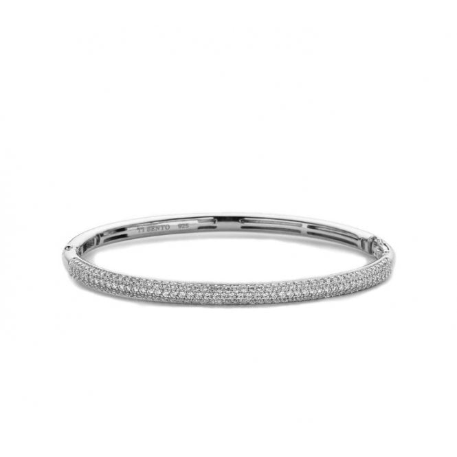 Ti Sento WCZ SET OVAL HINGED BANGLE 2874ZI