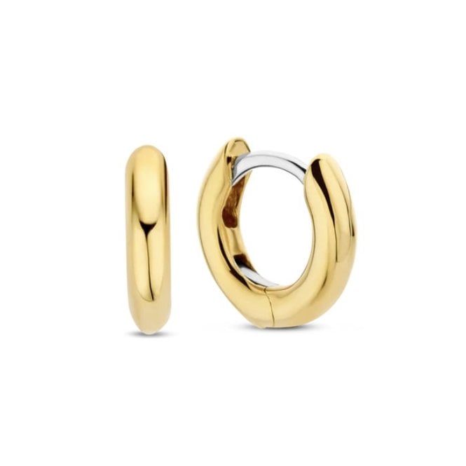 Ti Sento YGP & Silver Huggies Hoops (S) 7954YS