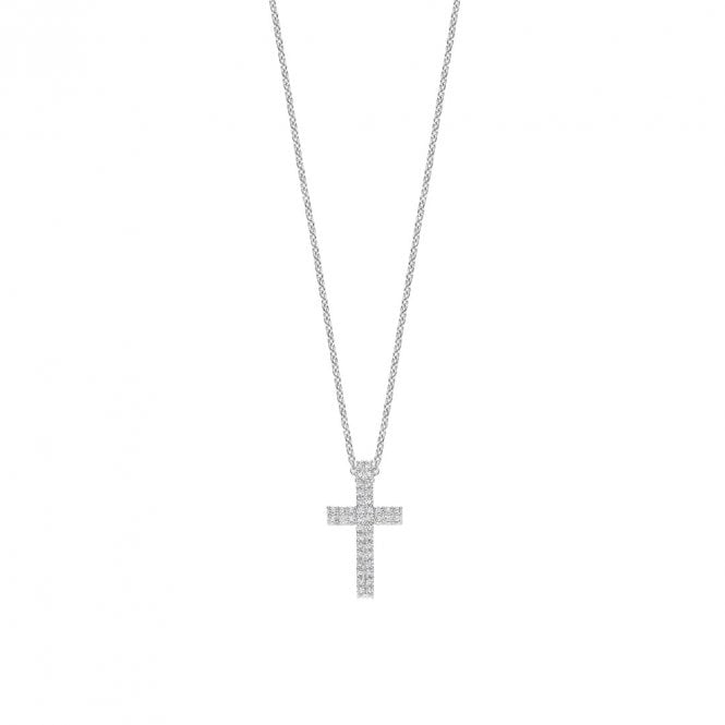 Ti Sento Zirconia Cross Necklace 34130ZI/42