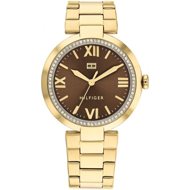 Tommy Hilfiger ALICE YGP STRAP & BROWN DIAL 1782631