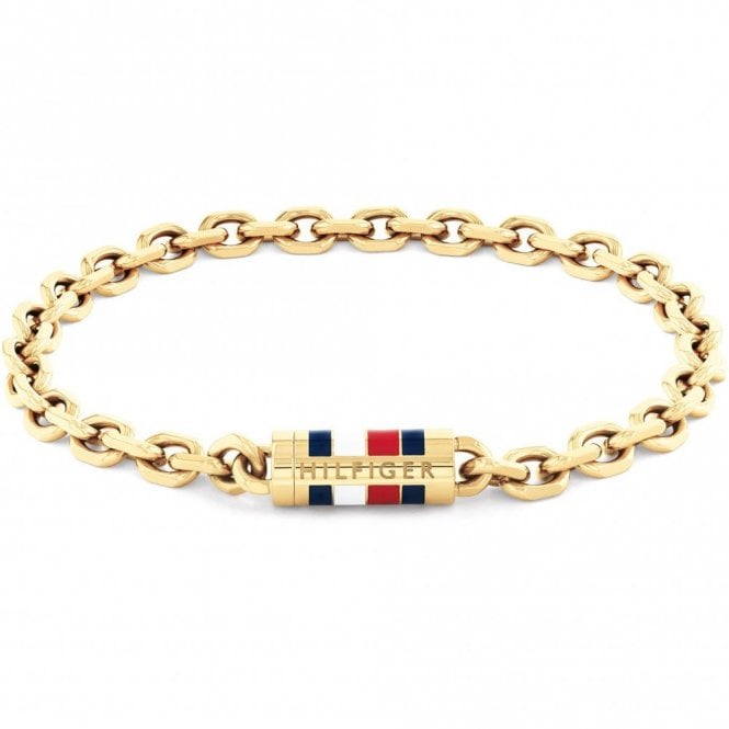 Tommy Hilfiger Bruce Gold Plated Chain Bracelet 2790653