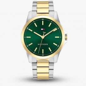 Gents Bruce Two-Tone Green Watch 1792192