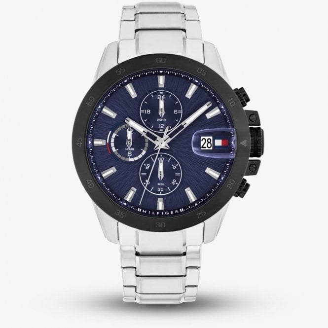 Tommy Hilfiger Gents Jameson Blue Dial Chronograph Watch 1792198