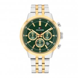 Gents Kent Two Tone Green Dial 1710754