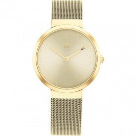 Ladies Libby Champagne Dial & Gold Mesh Strap 1782487 