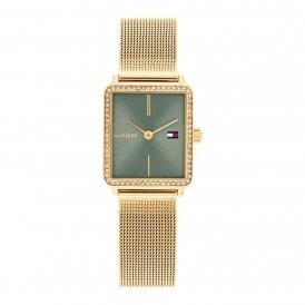 Ladies Tea Yellow Gold Green Dial 1782791