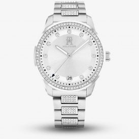 Ladies TH85 Silver Stone Set Watch 1782757