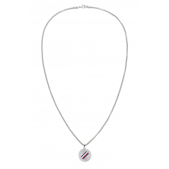 Tommy Hilfiger Logo Dog Tag Necklace 2790212