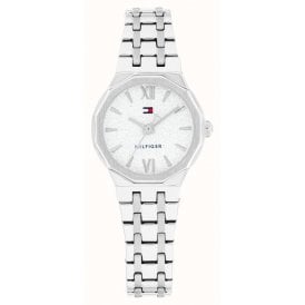 MACKENZIE Three-Hand Quartz Textured White Dial / Steel Watch 1782889