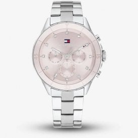 MELLIE BLUSH PINK & CZ DIAL & STAINLESS STEEL BRACELET 1782706