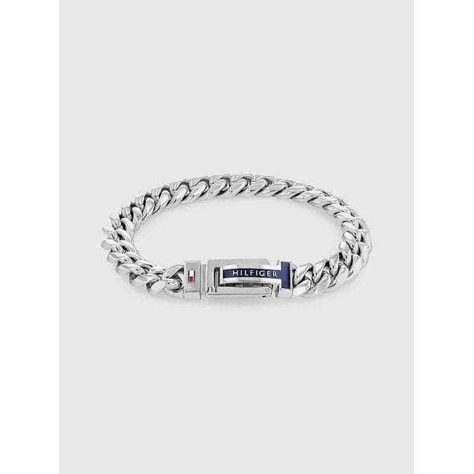 Tommy Hilfiger Metal Notch Iconic Logo Bracelet (2790433)