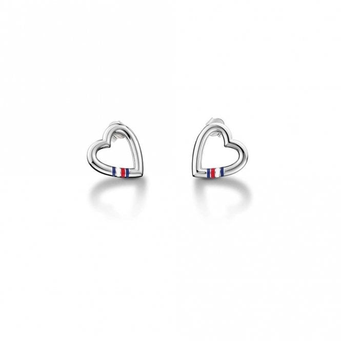 Tommy Hilfiger Open Heart Earrings Stainless Steel (2700909)