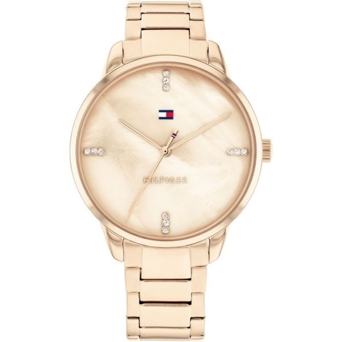 Tommy Hilfiger Paige YGP Steel MOP Carnation Gold Dial (1782545)