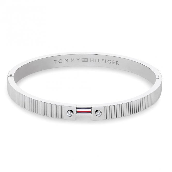 Tommy Hilfiger Striples Crystal Bangle Bracelet 2781047