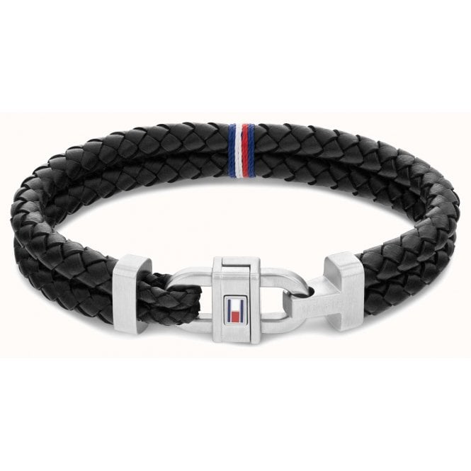 Tommy Hilfiger T/H CARABINER BRAIDED BLK LEATHER 2790361 