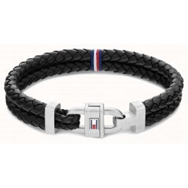 T/H CARABINER BRAIDED BLK LEATHER 2790361 