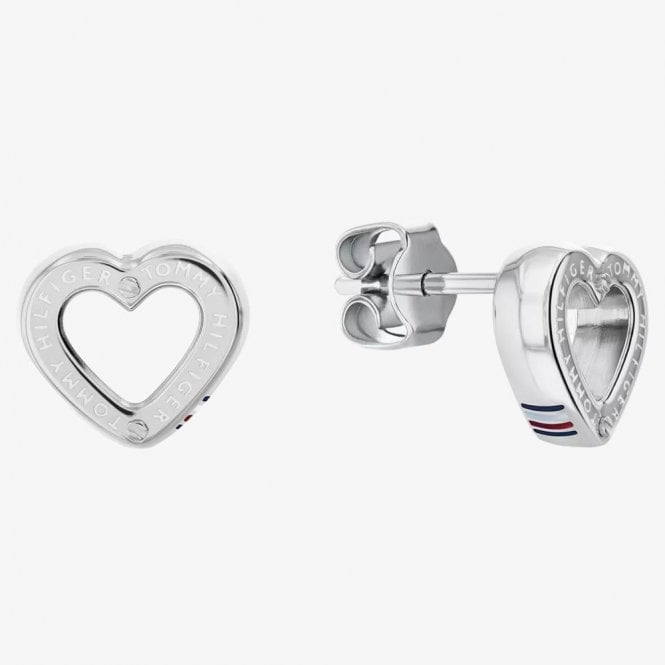 Tommy Hilfiger TOGGLE HEART STUD EARRINGS 2780971