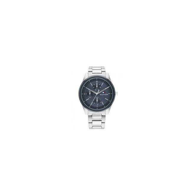 Tommy Hilfiger Tyler Blue Dial & Steel Strap 1710532
