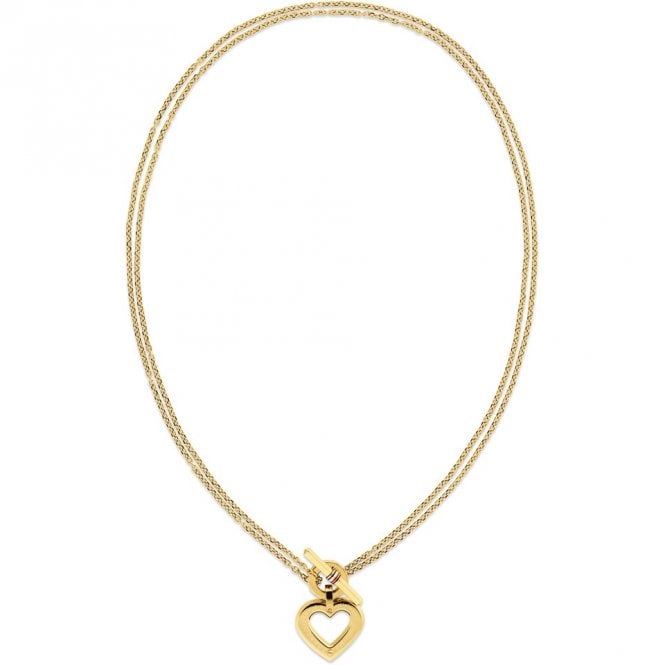 Tommy Hilfiger YGP TOGGLE HEART NECKLACE 2780968