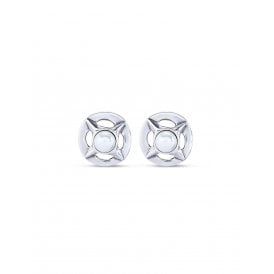 CRAFTED PEARL STUD EARRINGS PEN0953BPLMTL0U
