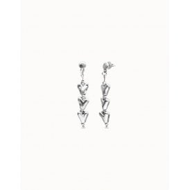Pálpito Chained Heart Drop Earrings PEN1072MTL0000U