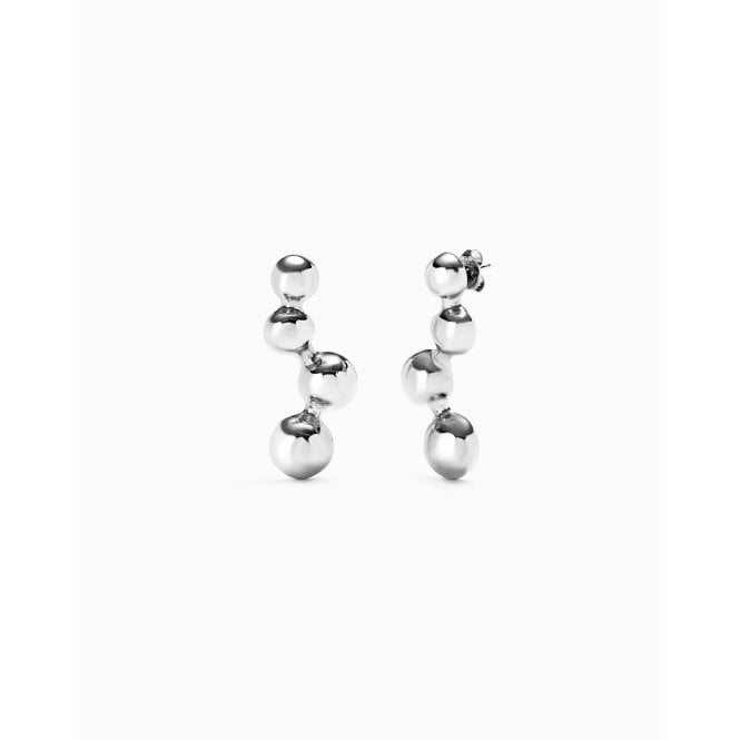 UNO de 50 Ser intrépida Bubble Stud Earrings PEN0999MTL000U