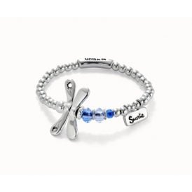 SER REBELDE DRAGONFLY & BLUE BEADS BRACELET PUL2475AZUMTL0L
