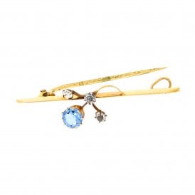 9ct Yellow Gold Brooch