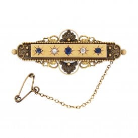 9ct Yellow Gold Brooch