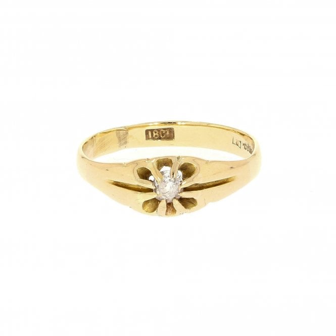 Yellow Gold Antique Signet Ring 