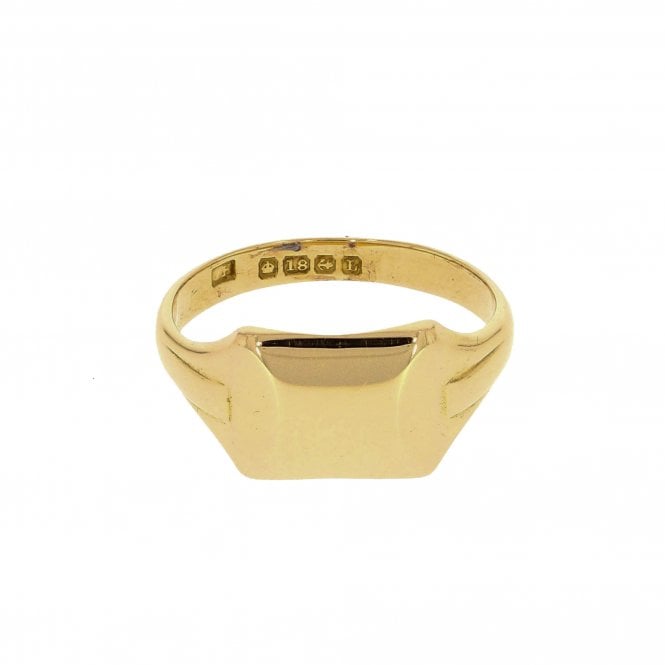 Yellow Gold Signet Ring 