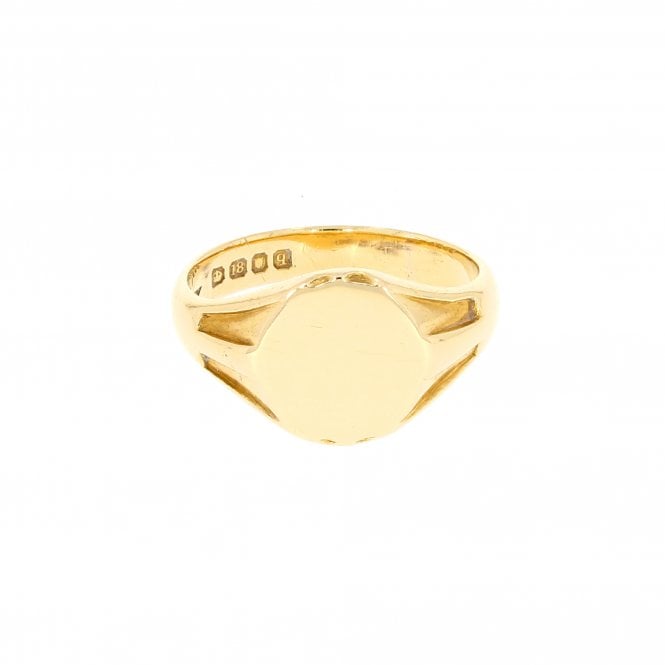 Yellow Gold Signet Ring 