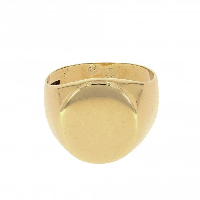 Yellow Gold Signet Ring 
