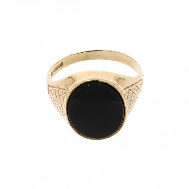 Yellow Gold Signet Ring 