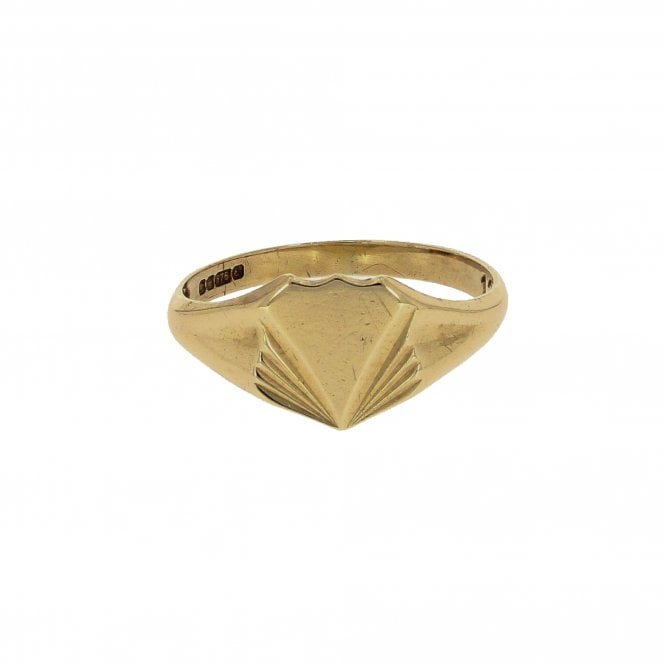Yellow Gold Signet Ring 