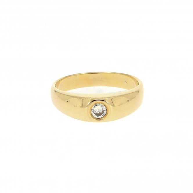 Yellow Gold Signet Ring 