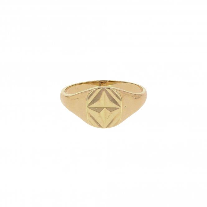 Yellow Gold Signet Ring 